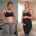 Destekleyici Düzpaça Hamile Taytı